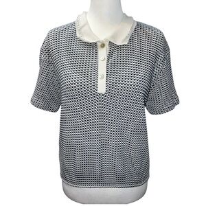 Zara Jacquard Polo Shirt 🌵🦎